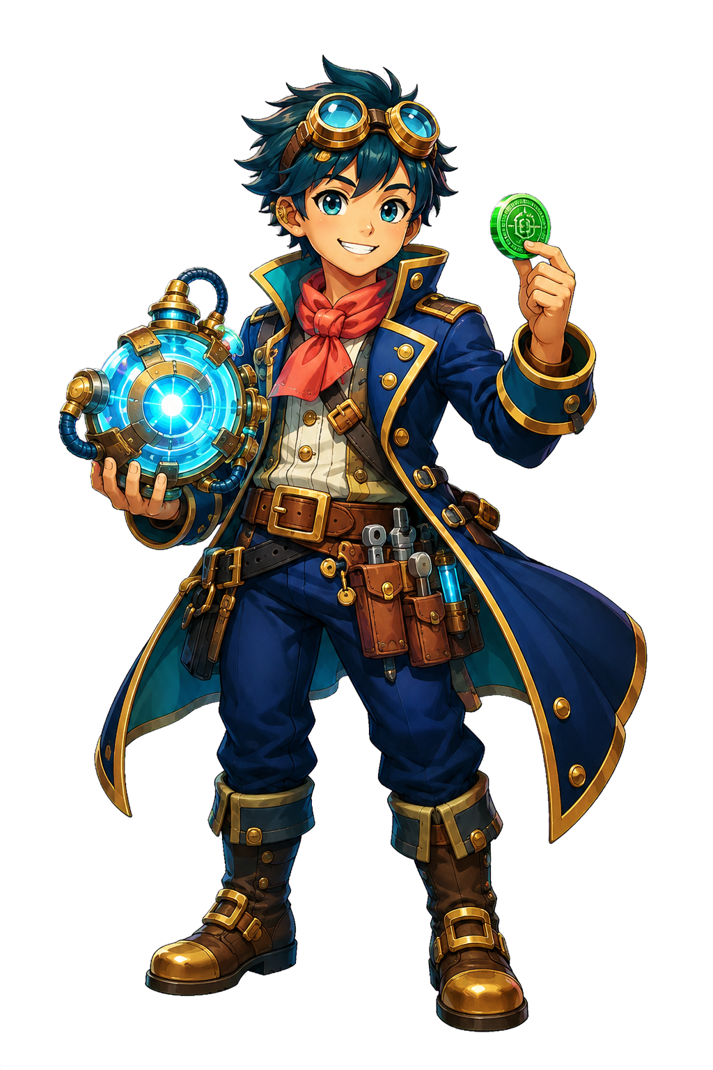 Original HashVoyage engineer mascot